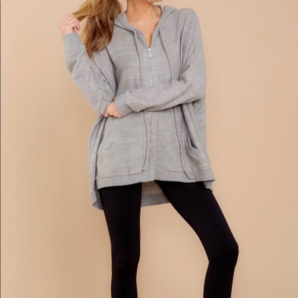 Grey Zip Jacket